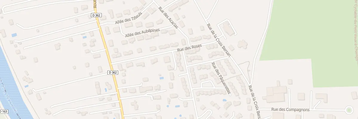 Plan du 12 Rue des Violettes à Champs-sur-Yonne