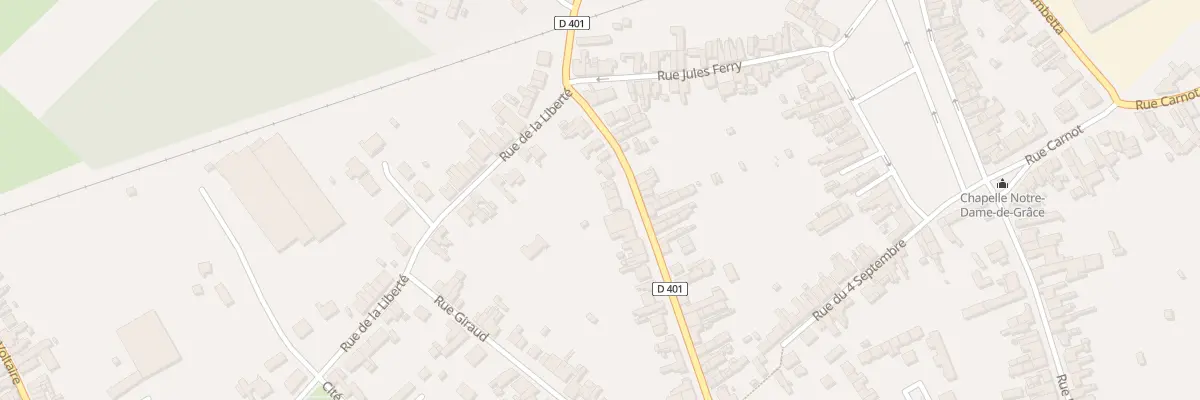 Plan du 85 Rue Emile Zola à Onnaing