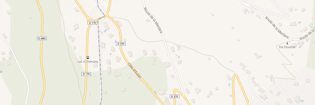 Plan du 4556 Rte de la Merlière au Vigan