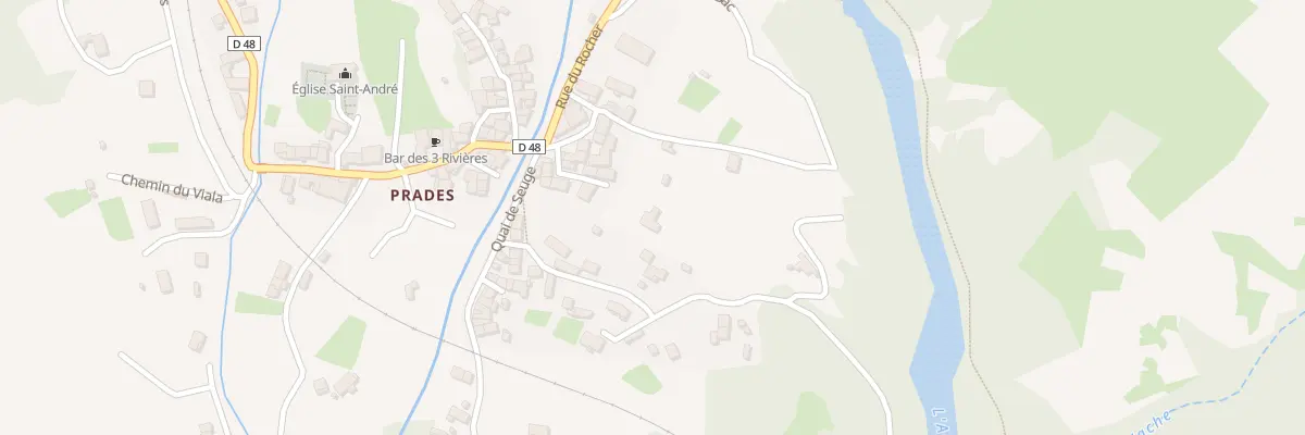 Plan du 5078A Le Breuil à Prades