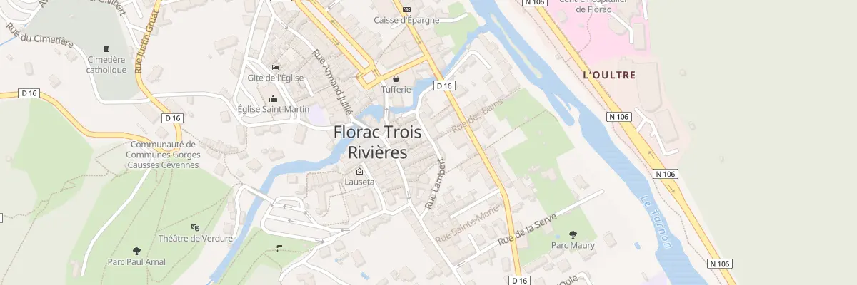 Plan du 6 Rue St Jean à Florac Trois Rivières