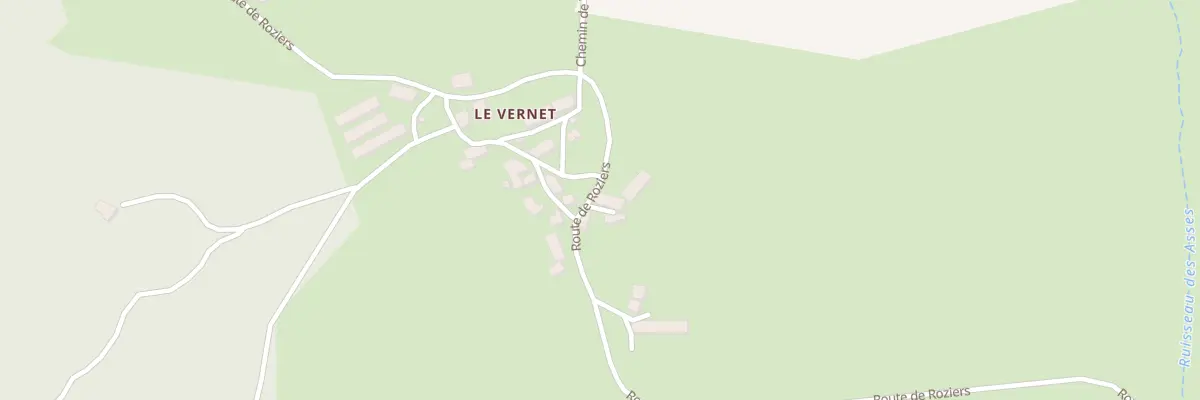Plan du 5804 Le Vernet à Saugues