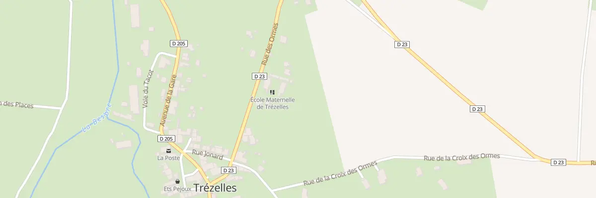 Plan du 22 Rue des Ormes à Trézelles