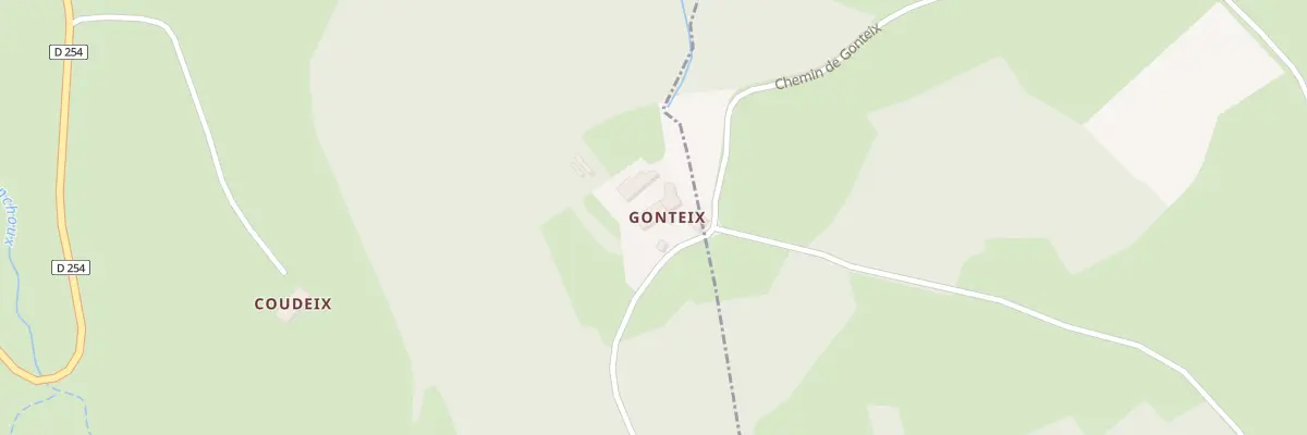 Plan du 5199 Gonteix à La Chapelle-Agnon