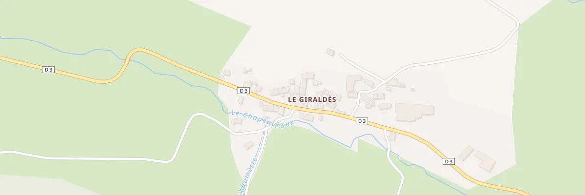 Plan du 72 Le Giraldes à Arzenc-de-Randon