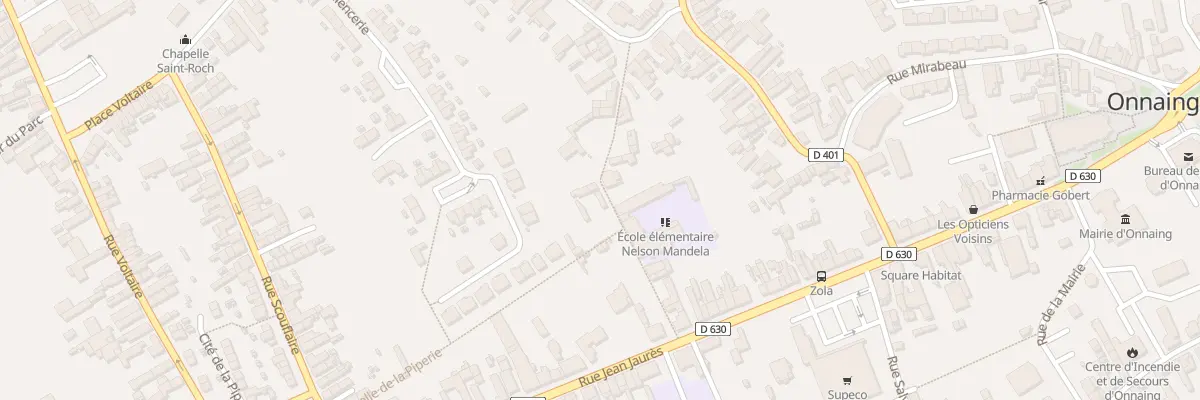 Plan du 3 Rle des Ecoles à Onnaing