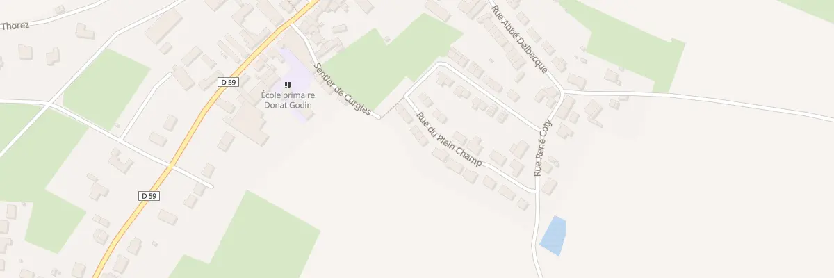 Plan du 26 Rue Mal de Lattre de Tassigny à Estreux