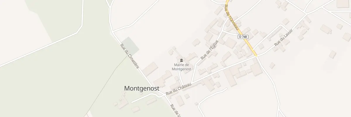 Plan du 3 Pl de l’Eglise à Montgenost