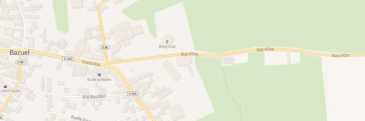 Plan du 2 Rue d’Ors à Bazuel