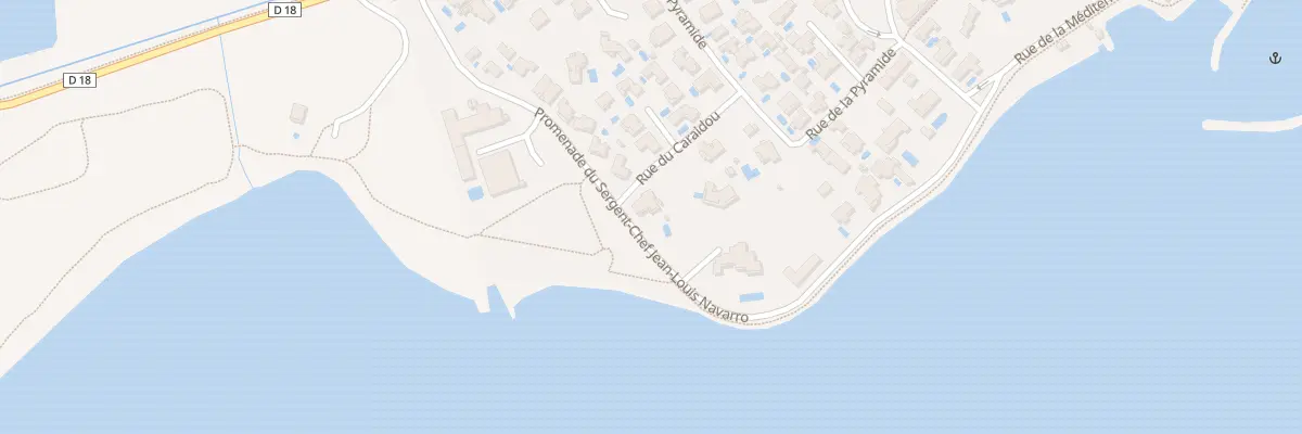 Plan du 2 Rue du Caraidou à Mèze