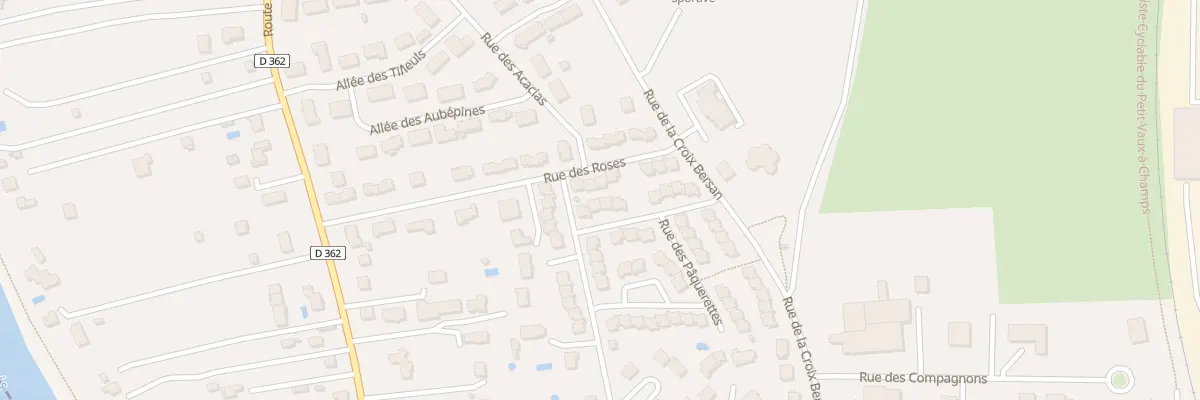 Plan du 10 Rue des Anémones à Champs-sur-Yonne