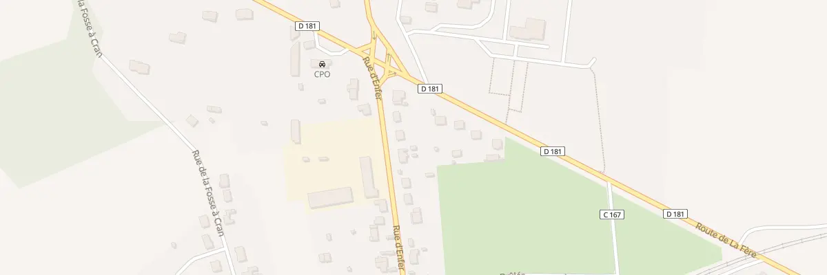 Plan du 60 Rue d’Enfer à Laon