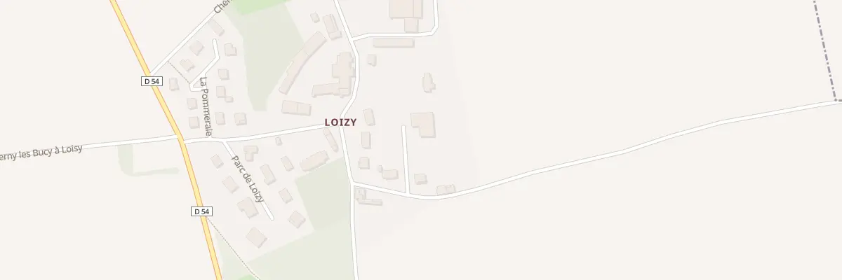 Plan du 9 Le Chemin de Courdeau à Besny-et-Loizy