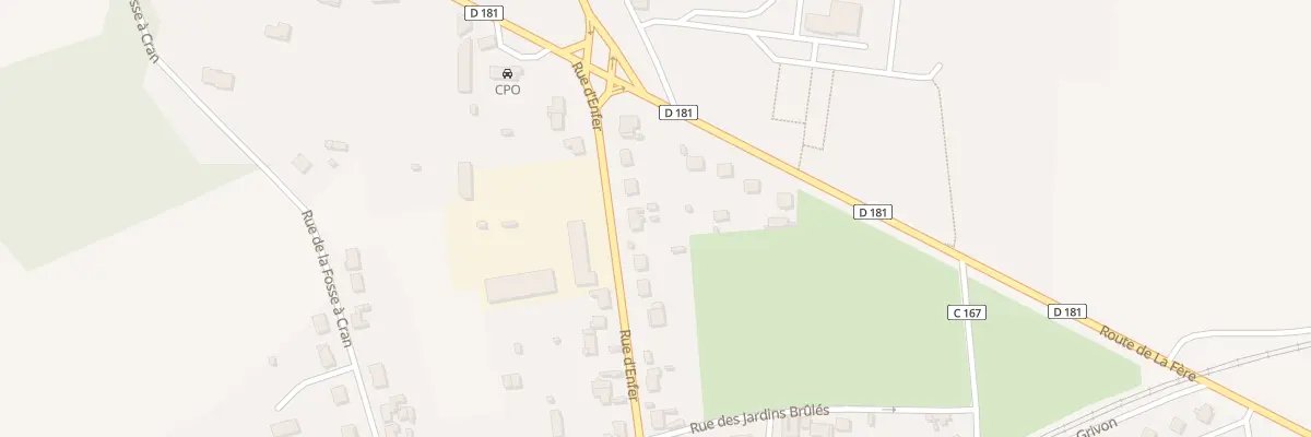 Plan du 58 Rue d’Enfer à Laon