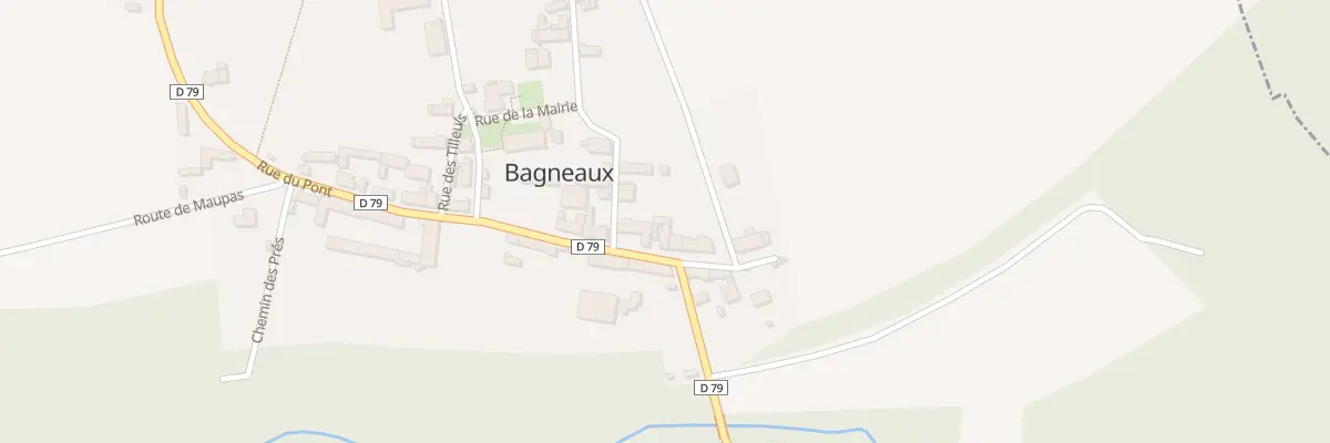 Plan du 14 Rue du Pont à Bagneaux