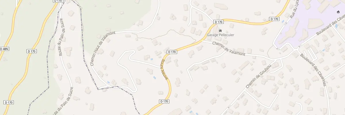 Plan du 540 Route Neuve au Vigan