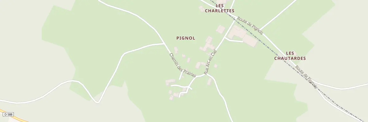 Plan du 5156 Pignol à Cistrières