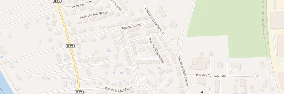 Plan du 2 Rue des Pâquerettes à Champs-sur-Yonne