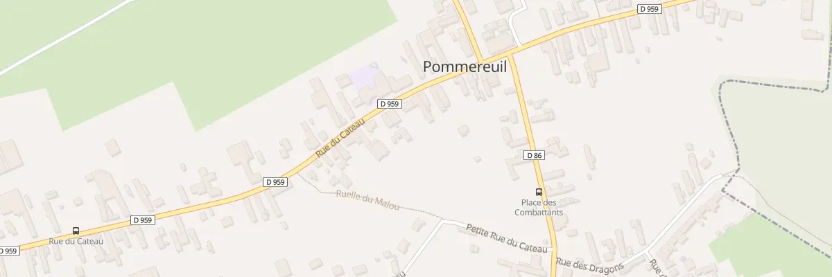 Plan du 17 Rue du Cateau à Pommereuil