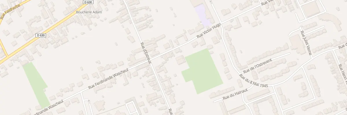Plan du 83 Rue Victor Hugo à Onnaing