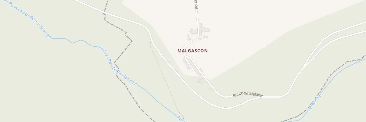 Plan du 5246 Malgascon à Saint-Georges-d’Aurac