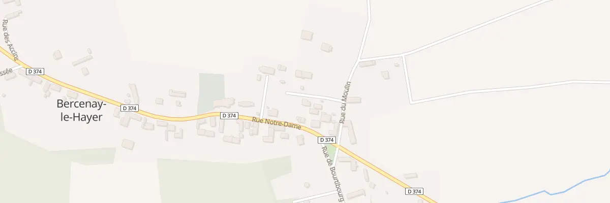 Plan du 9001 Che de la Mairie à Bercenay-le-Hayer