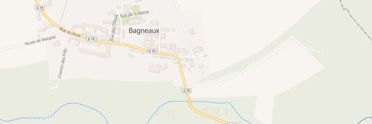 Plan du 12 Rue du Pont à Bagneaux