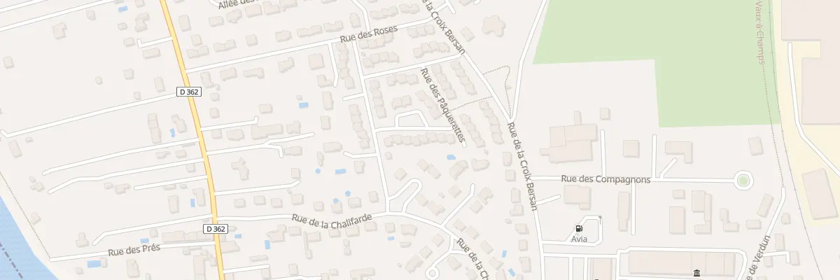 Plan du 1 Rue des Marguerites à Champs-sur-Yonne