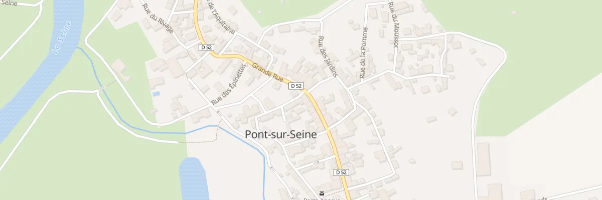 Plan du 16 Rue du Rateau à Pont-sur-Seine