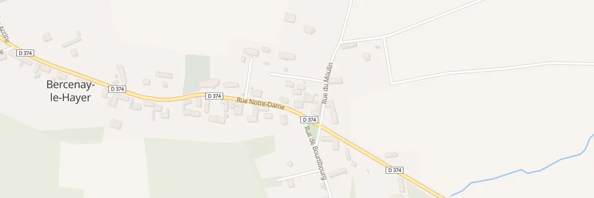Plan du 10 Rue Notre Dame à Bercenay-le-Hayer