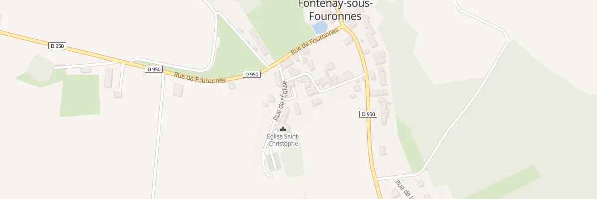 Plan du 3 Rue de l’Eglise à Fontenay-sous-Fouronnes