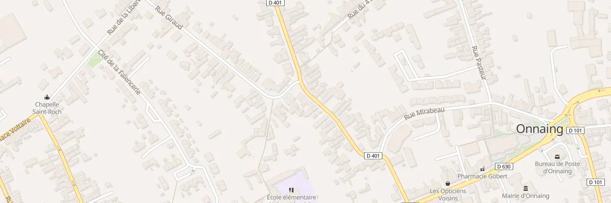 Plan du 51 Rue Emile Zola à Onnaing