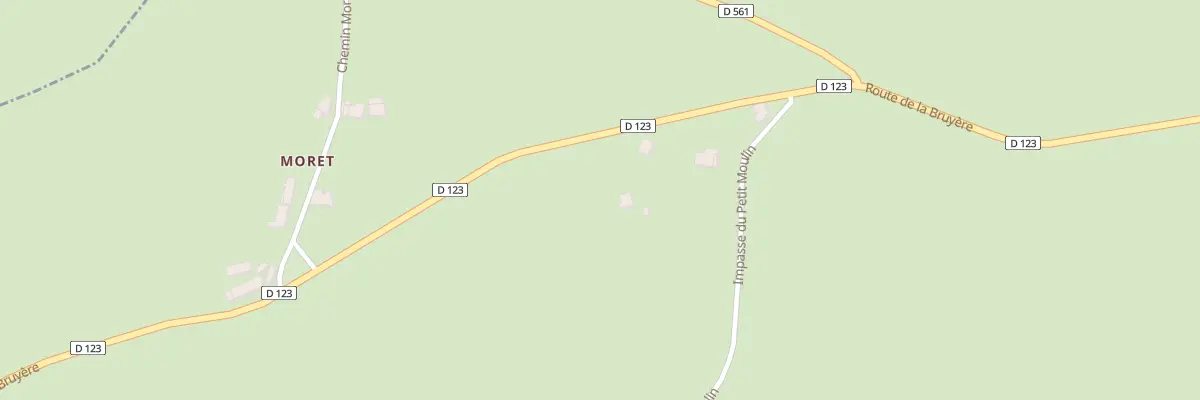 Plan du 53 Rte de la Bruyère à Isserpent