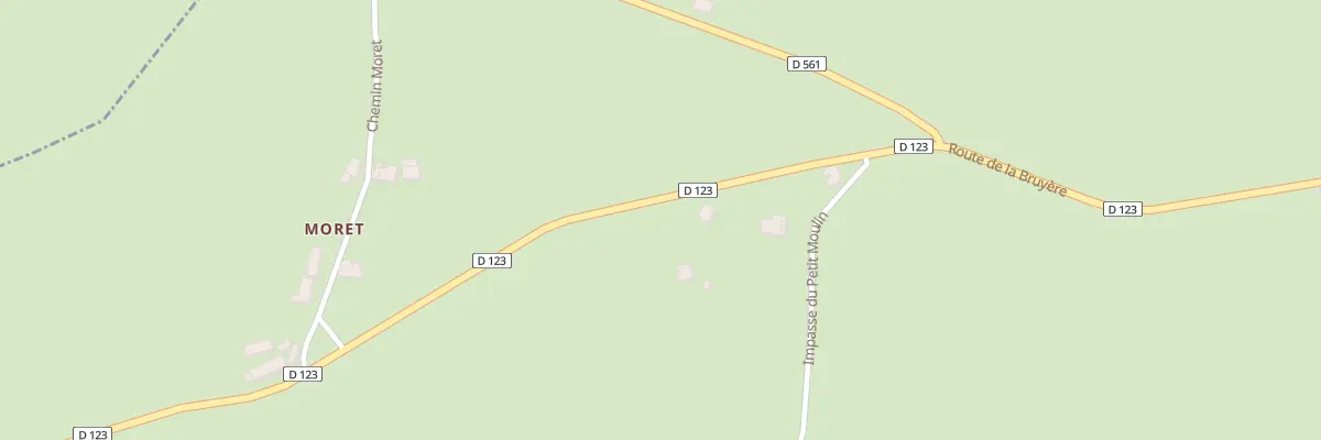 Plan du 51 Rte de la Bruyère à Isserpent