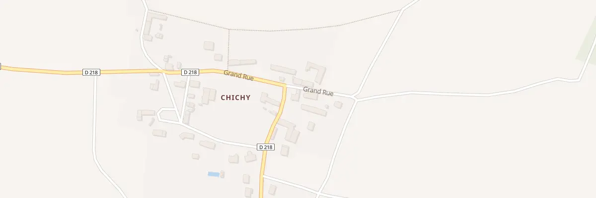 Plan du 10 Rue Saint Martin à Chichy à Hauterive
