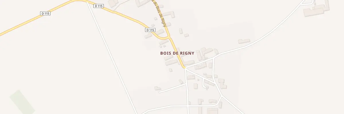 Plan du 20 Bois de Rigny à Rigny-le-Ferron