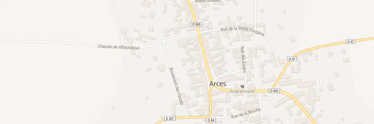Plan du 31 Rue Grande Rue (arces) à Arces-Dilo