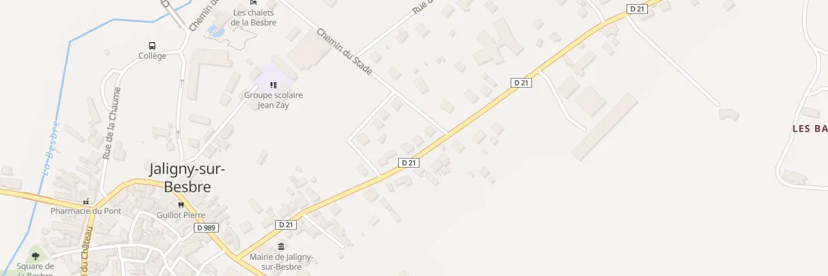 Plan du 25 Rue de la Couzenotte à Jaligny-sur-Besbre