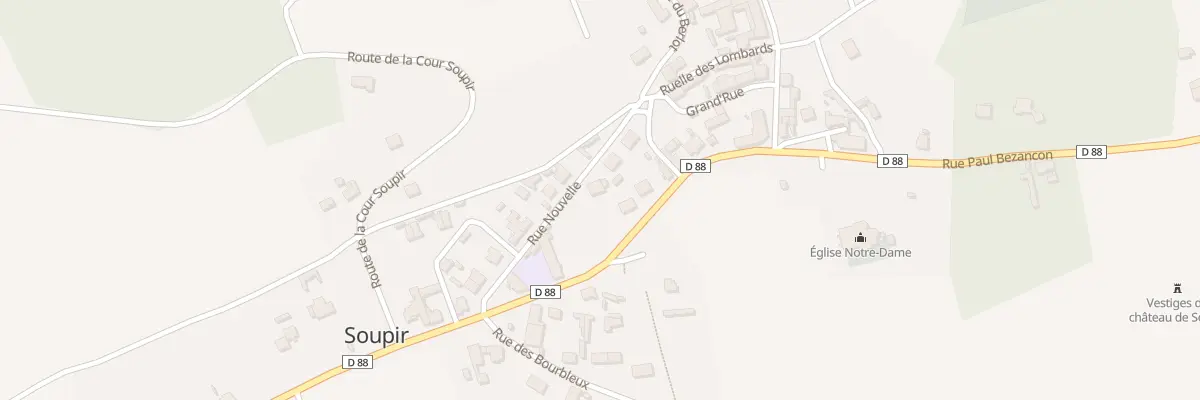 Plan du 4 Rue Nouvelle à Soupir