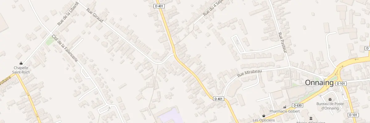 Plan du 34 Rue Emile Zola à Onnaing