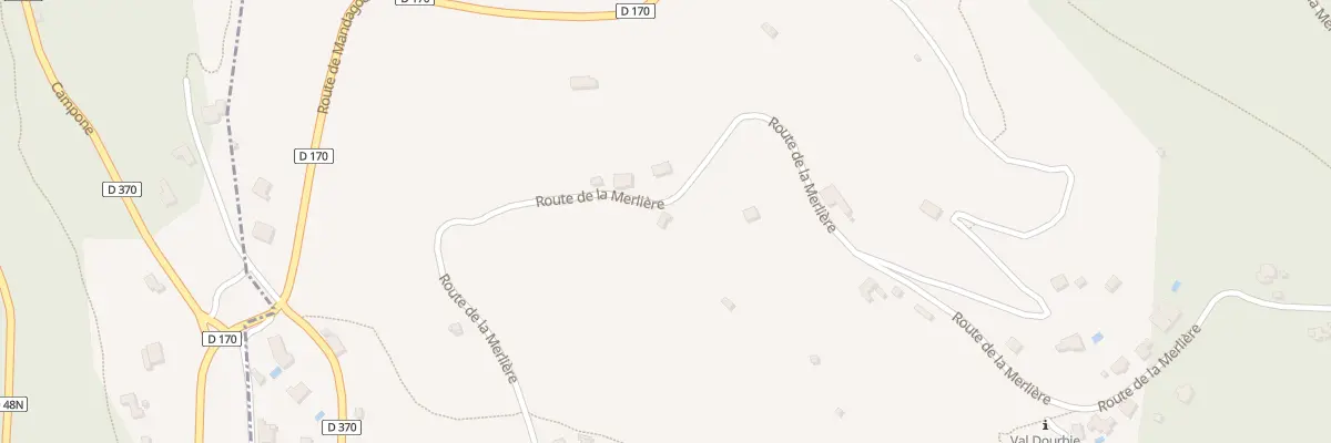 Plan du 4100 Rte de la Merlière au Vigan