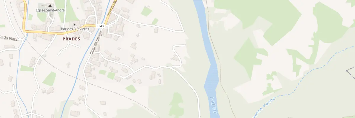 Plan du 5065 Bord d’Allier à Prades