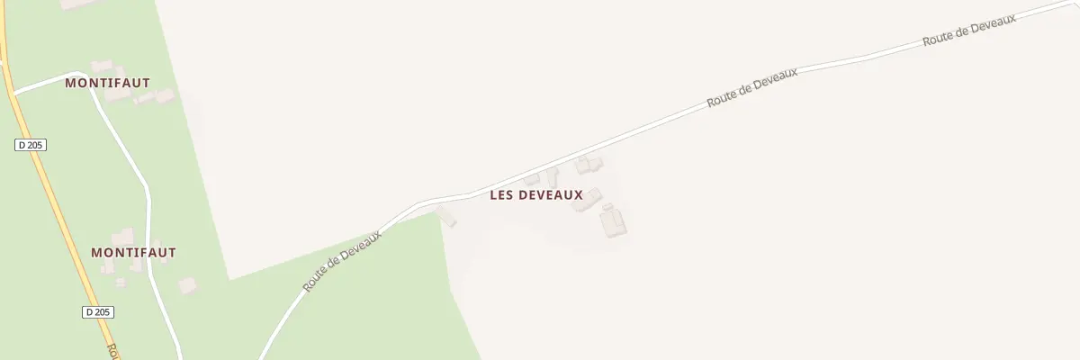 Plan du 5004 Les Deveaux à Trézelles