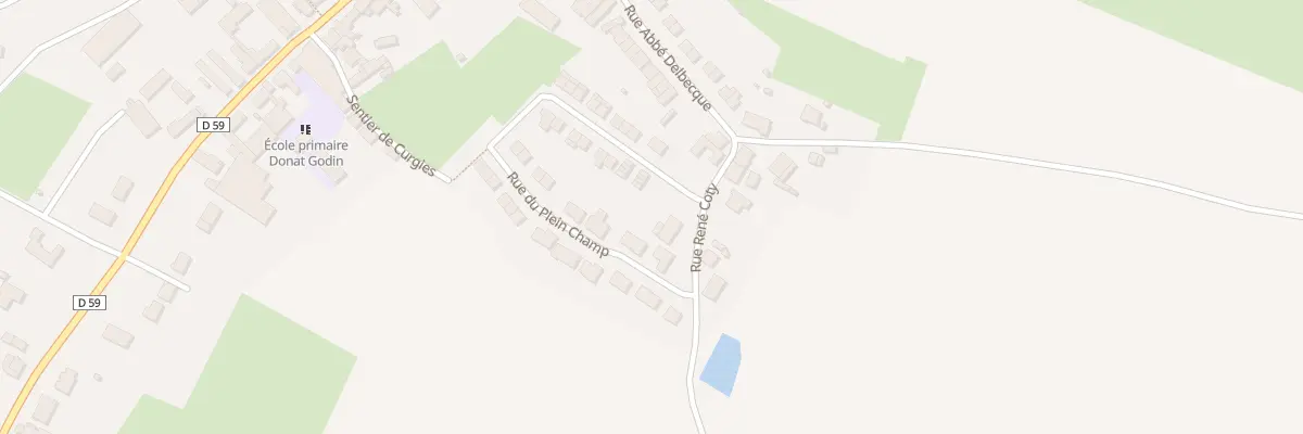 Plan du 4 Rue Rene Coty à Estreux