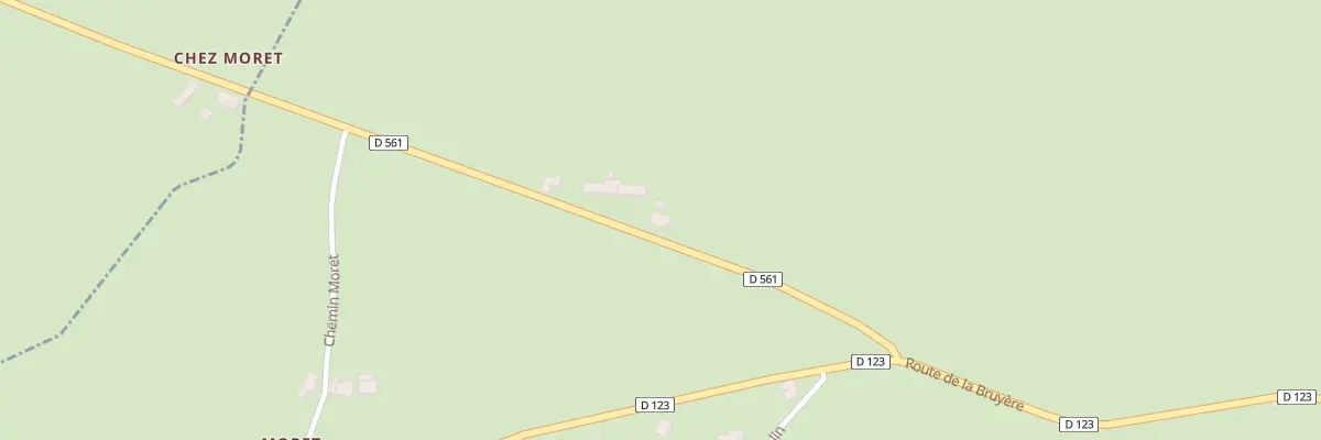 Plan du 8 Rte de Saint Christophe à Isserpent
