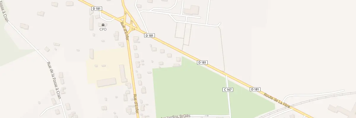 Plan du 23 Rte de la Fère à Laon
