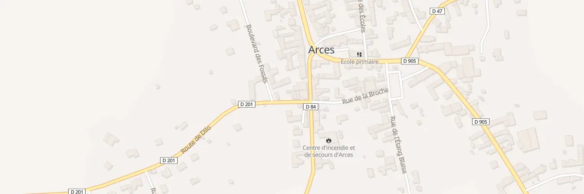Plan du 2 Rte de Dilo à Arces-Dilo