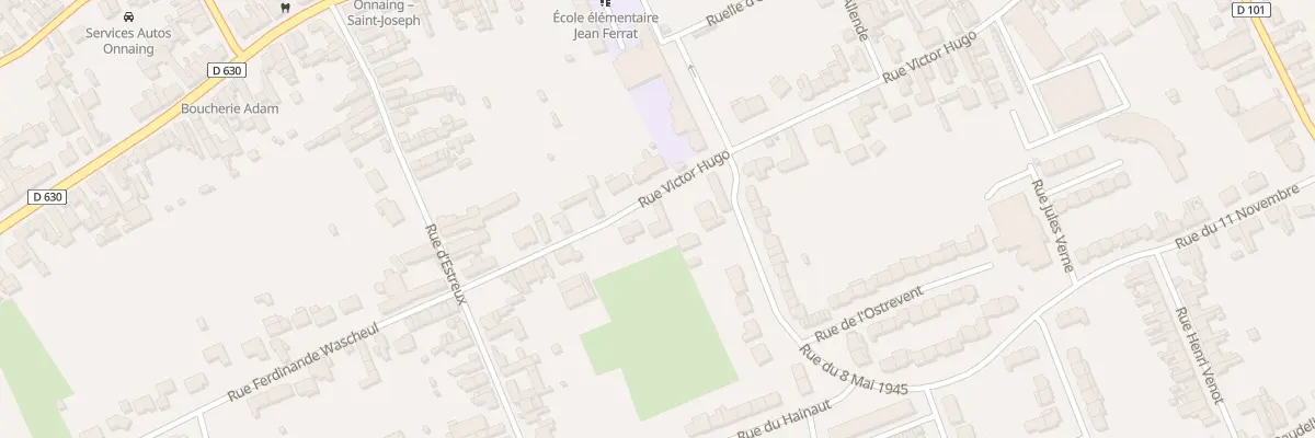 Plan du 73 Rue Victor Hugo à Onnaing