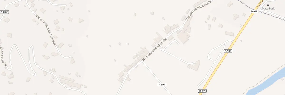Plan du 5347 Hameau de Rochebelle à Avèze