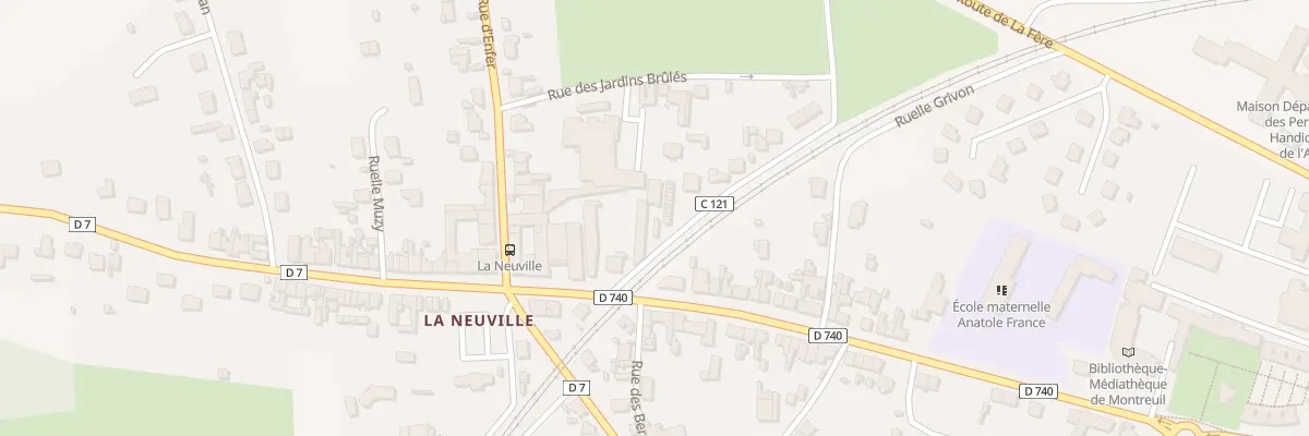 Plan du 1 Rue de la Procession à Laon